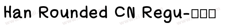 Han Rounded CN Regu字体转换